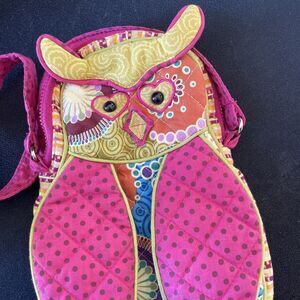 Sassy Pet Saks by Douglas Fabric Colorful Owl Patchwork Quilt